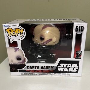 Funko Pop Darth Vader Vinyl Figure without Mask Bobblehead 610